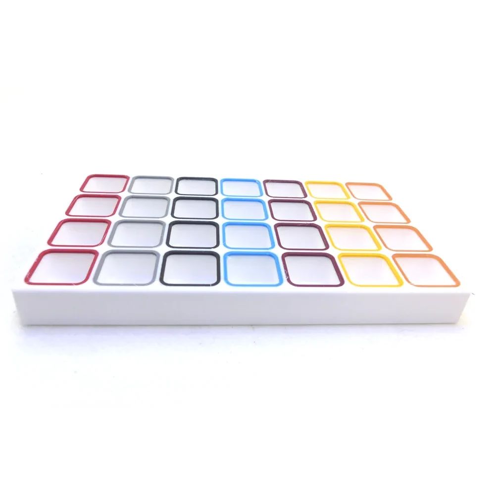 boîte à compartiments avec codes couleurs : 28 compartiments de 15×15×10 mm (#1194)