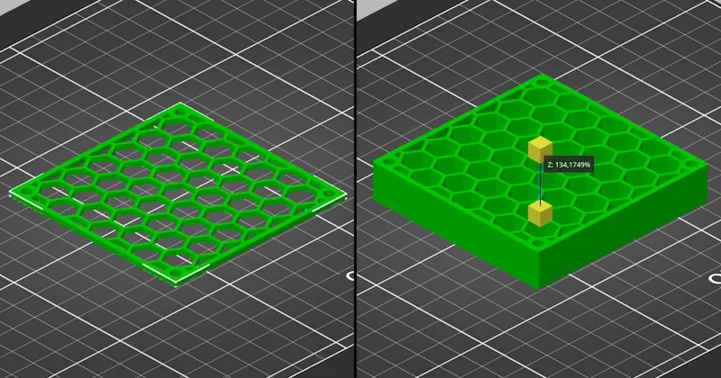 Z-axis scale adjustment in the slicer