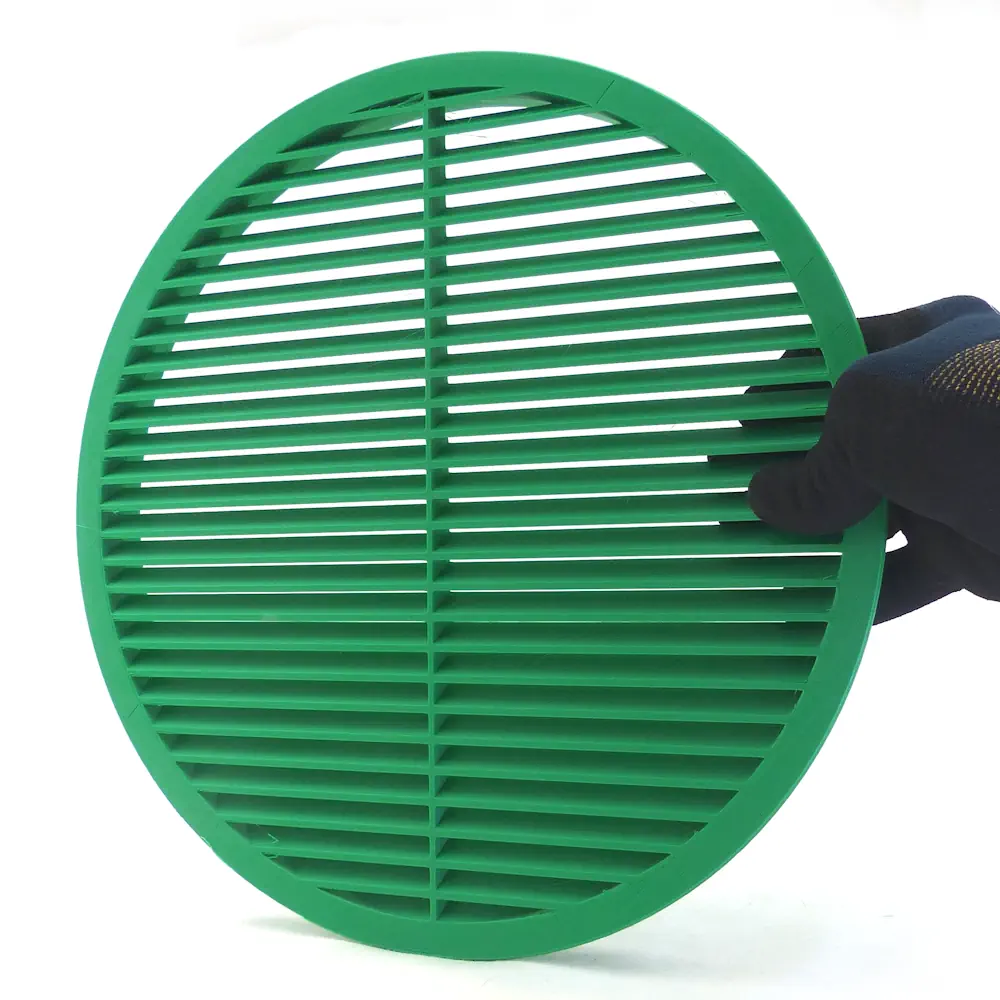 Round air vent ∅&nbsp;300&nbsp;mm, slat angle:&nbsp;30° with central reinforcement