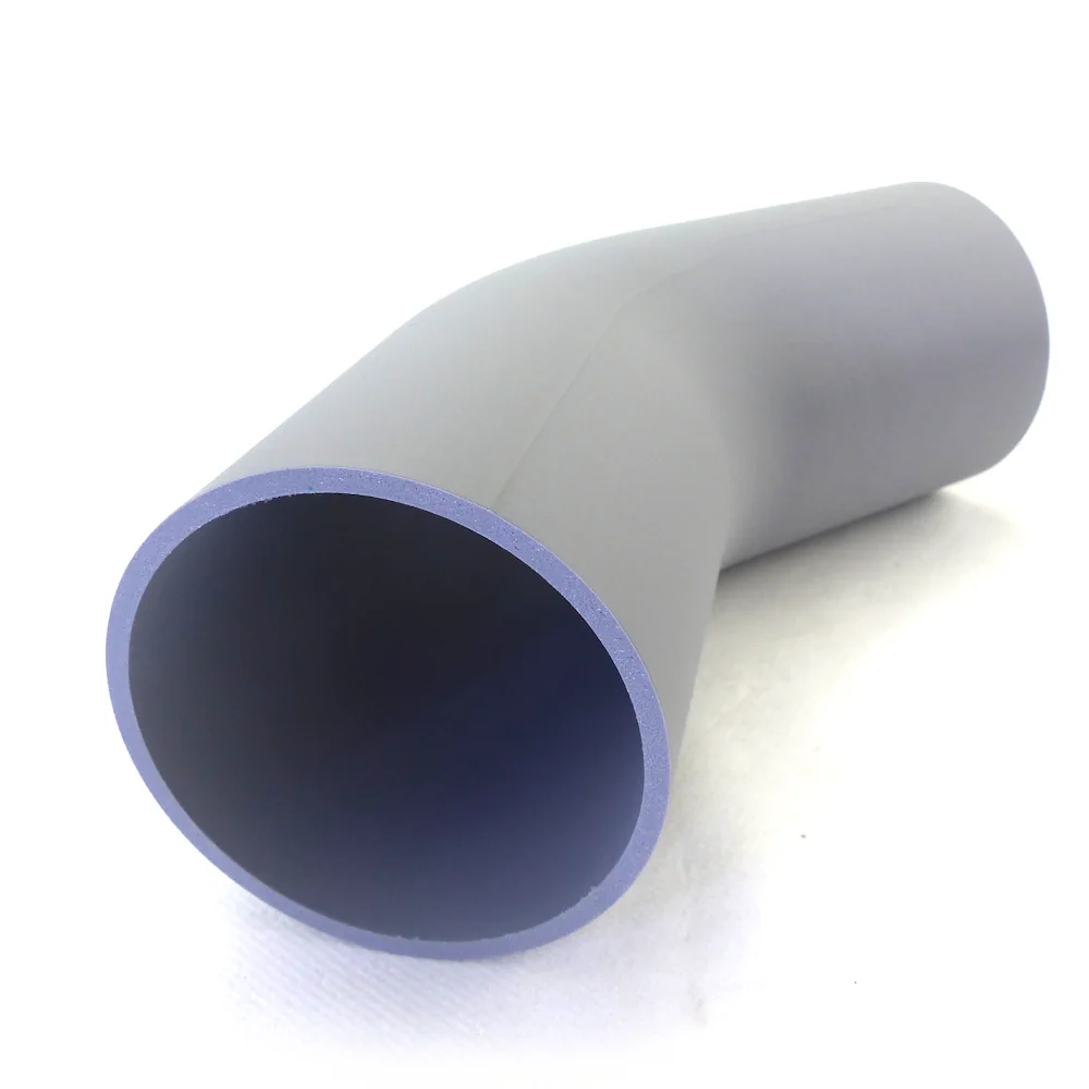 Pipe elbow 45° ⌀OD: 90 mm ⌀ID: 82 mm thickness: 4 mm generated online