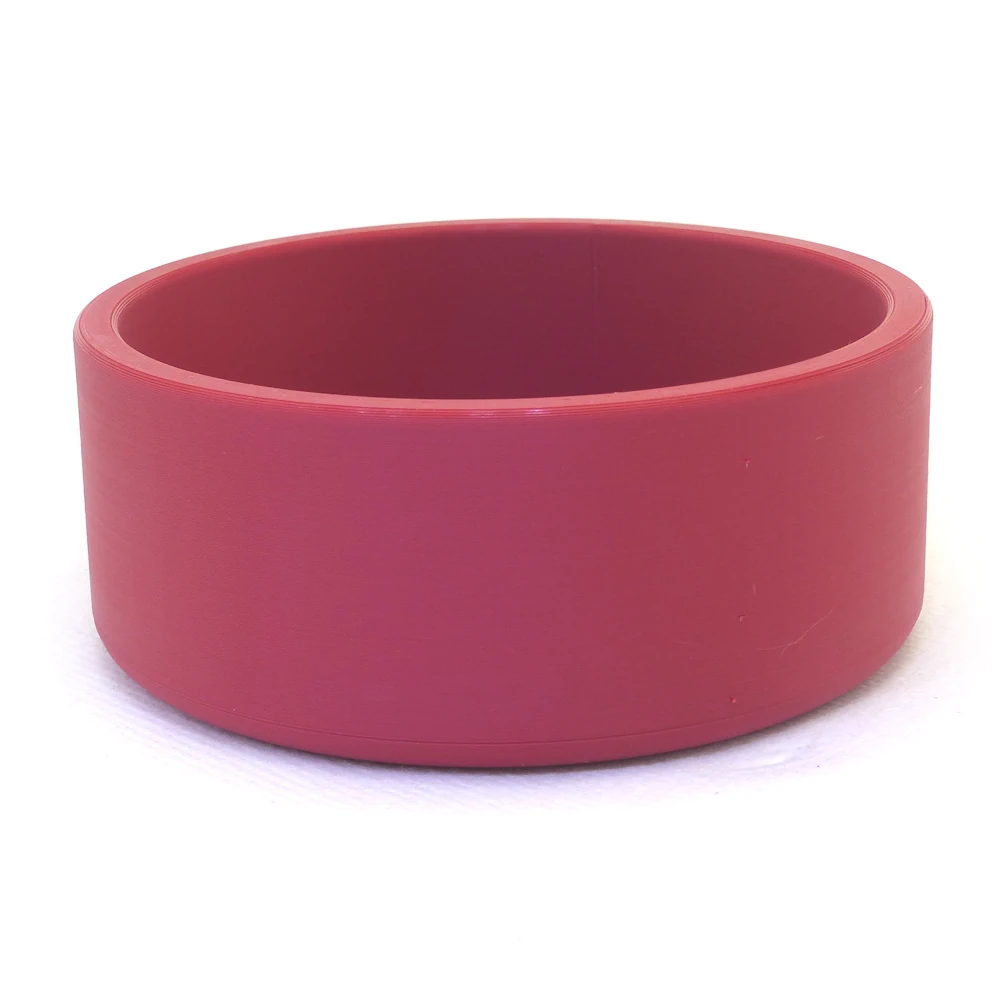 Pot STL 3D file, inner: base Ø100 mm, top Ø100 mm, height 40 mm - wall thickness 6 mm