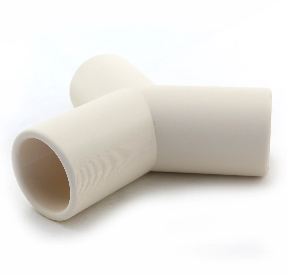 Multi-tubes fitting 3 tubes STL 3D model – Outer diameter 50&nbsp;mm, wall thickness 5&nbsp;mm generated online