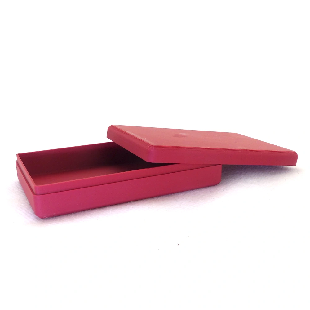 Rectangular-base box with lid STL 3D model – 100×60×20&nbsp;mm, wall thickness 2&nbsp;mm generated online