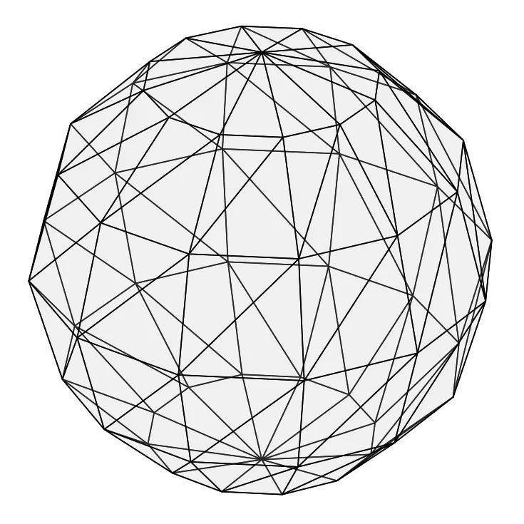 lowpoly sphere