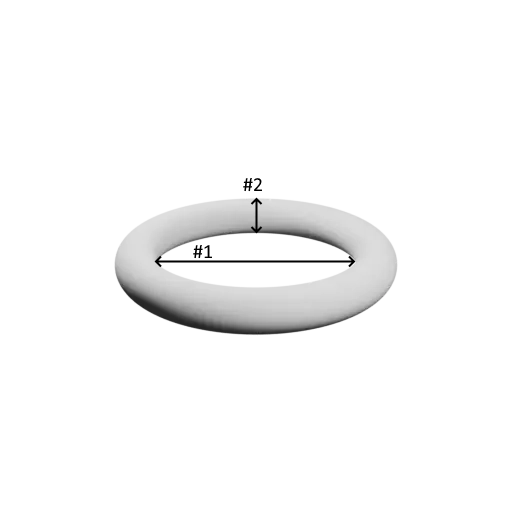 illustration of the parameters o-ring