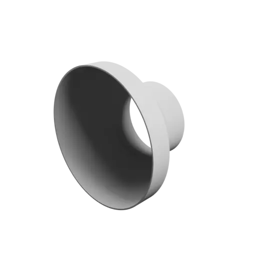 Tubing adapter STL file ⌀ 205–116 mm (Length: 120 mm)