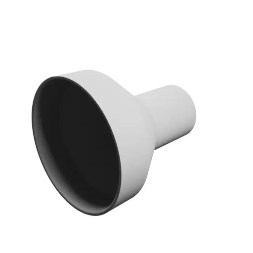 Tube adapter STL file ⌀ 120–56 mm (Length: 130 mm)
