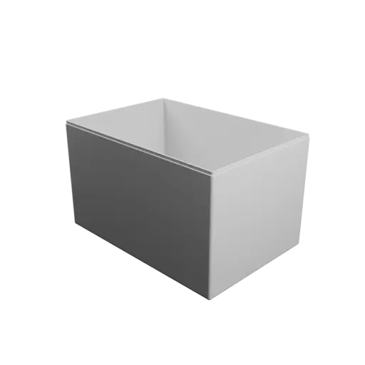 modèle 3D STL boîte à base rectangulaire avec couvercle - 250×170×150 mm, paroi 2 mm