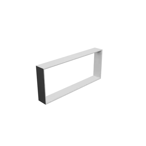 fichier 3D STL Adaptateur de tuyau rectangulaire 215x90mm vers 215x90mm - transition: 20mm