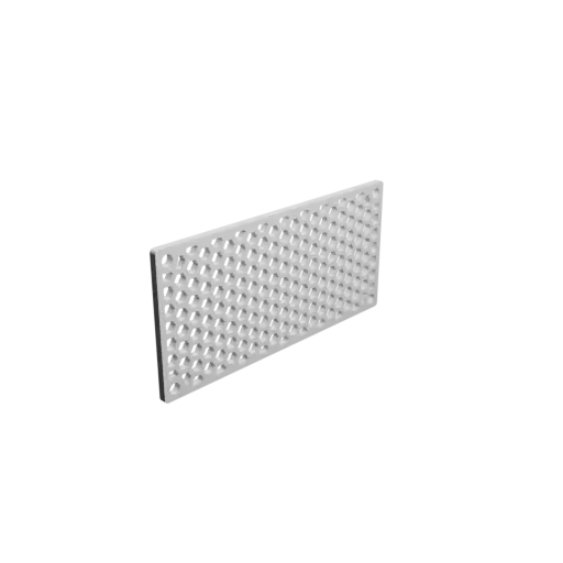 Honeycomb grid STL file, center-to-center: 72x32mm, mesh: 3mm - Ø3mm