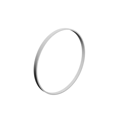tube STL 3D file OD 190 mm, ID 184 mm, length 10 mm