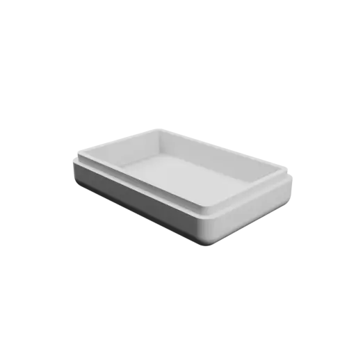rectangular box with lid STL 3D file – 90×60×25 mm, wall thickness 5 mm