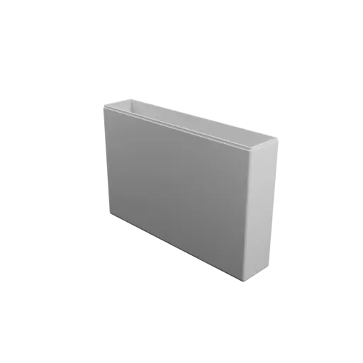 rectangular-base box with lid STL 3D model – 300×60×200 mm, wall thickness 3 mm