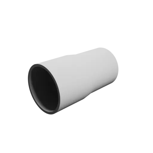 Tubing adapter STL file ⌀ 39–36 mm (Length: 70 mm)