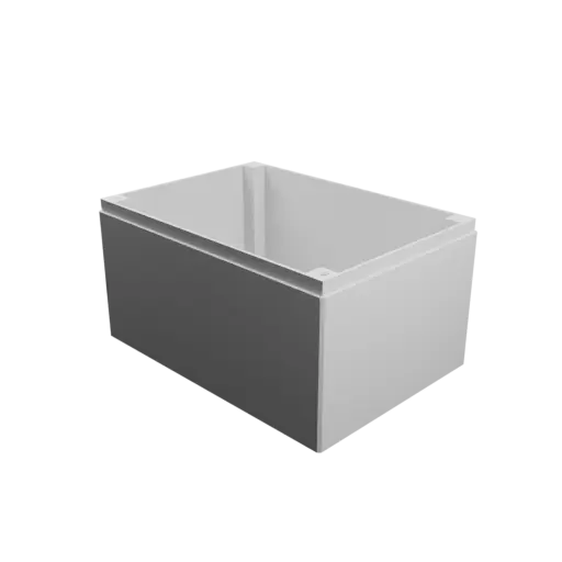 fichier STL Boîtier avec couvercle vissé : 120×85×65 mm (avec aération sous le boîtier)