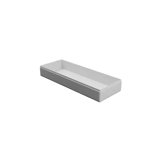 rectangular-base box with lid STL file – 200×75×32 mm, wall thickness 2 mm
