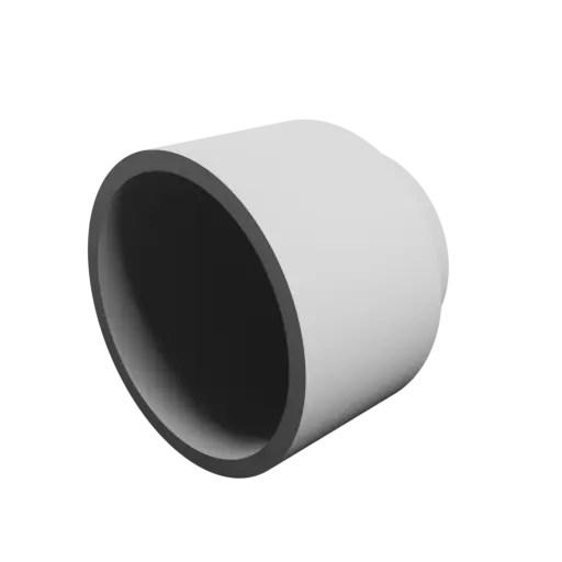 Tube adapter STL file ⌀ 67–50 mm (Length: 55 mm)