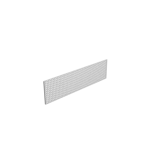 Protective grid STL 3D file, 230x61mm, mesh: 4mm