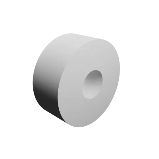 Washer / Flat Gasket STL 3D file ⌀ID: 4 mm ⌀OD: 12 mm thickness: 5 mm