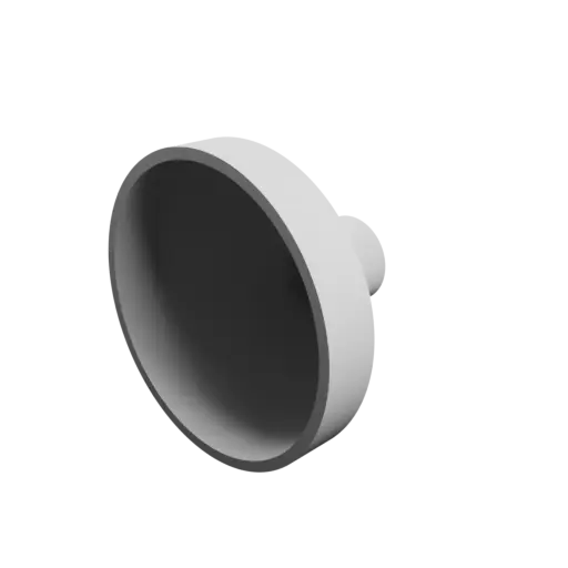 Tubing adapter STL file ⌀ 109–33 mm (Length: 73 mm)