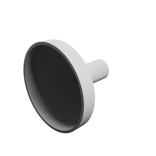 Tubing adapter STL 3D file ⌀ 65–17 mm (Length: 55 mm)