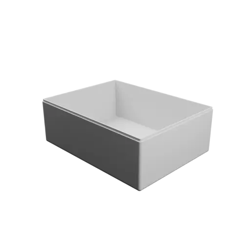 rectangular-base box with lid STL file – 240×181×88 mm, wall thickness 3 mm