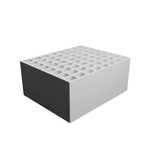 3D model multi compartment storage box object-gen1068-nb0