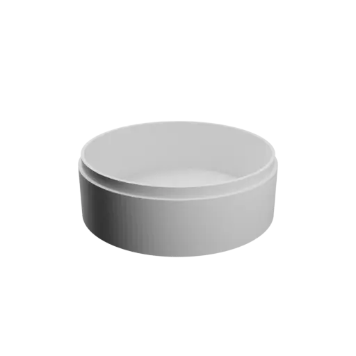 Round box with lid STL 3D file ⌀ 95 mm - Height: 34 mm, Shell: 3 mm