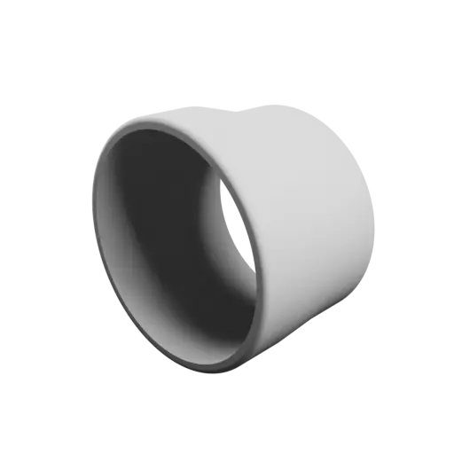 3D Model Tube adapter STL 3D file ⌀&nbsp;110–100&nbsp;mm (Length: 70&nbsp;mm)