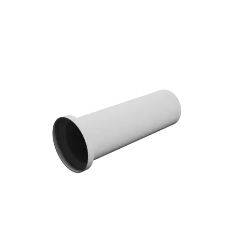 Tubing adapter STL file ⌀ 124–100 mm (Length: 325 mm)