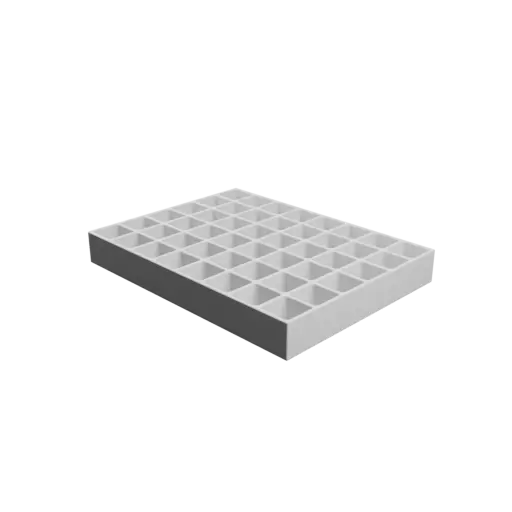 3D model multi compartment storage box object-gen1081-nb0