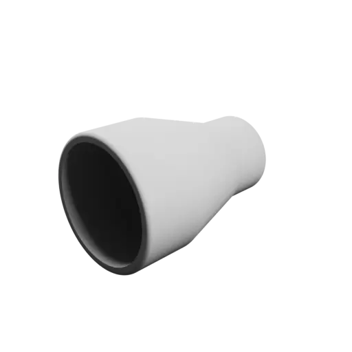 Tube adapter STL file ⌀ 31–20 mm (Length: 45 mm)