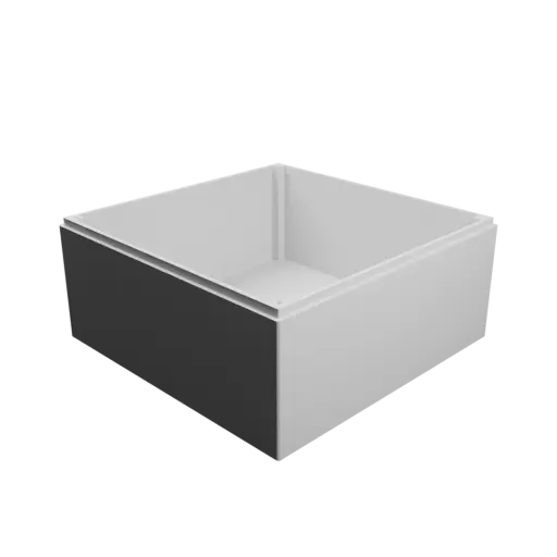 fichier STL Boîtier avec couvercle vissé : 200×200×100 mm (avec aération sur le couvercle)