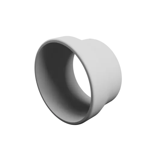 Tube adapter STL 3D file ⌀ 130–110 mm (Length: 70 mm)