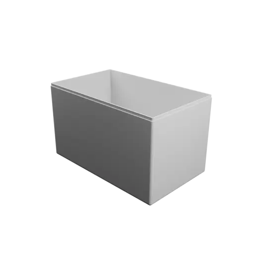rectangular-base box with lid STL file – 200×120×120 mm, wall thickness 2 mm