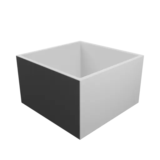 Box with dimensions 100×100×60 mm