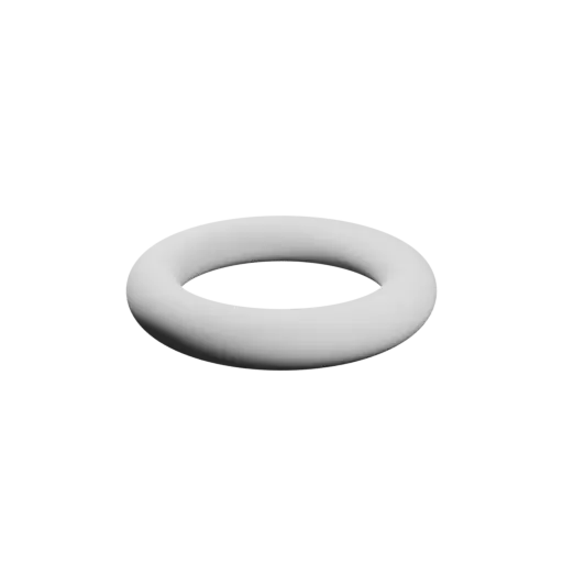 O-ring STL 3D file ID 12 × CS 3.1 mm