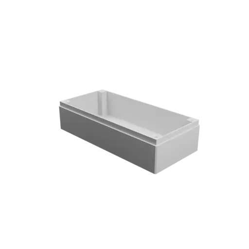 fichier STL Boîtier avec couvercle vissé : 130×60×35 mm (avec aération sur le couvercle et sous le boîtier)