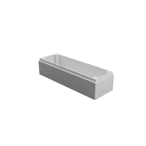 fichier STL Boîtier avec couvercle vissé : 150×50×40 mm (avec aération sur le couvercle)