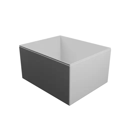 rectangular-base box with lid STL 3D file – 220×180×120 mm, wall thickness 2 mm