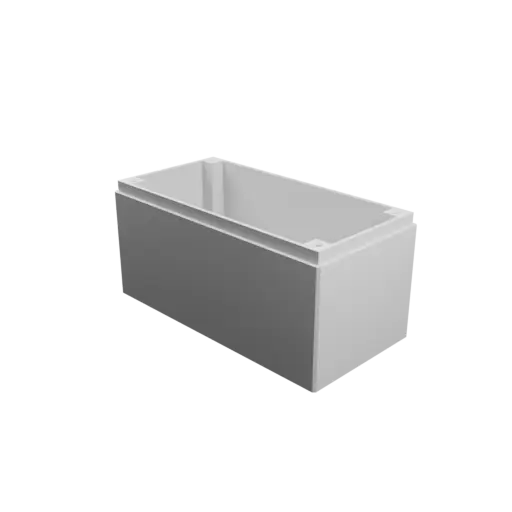 fichier STL Boîtier avec couvercle vissé : 120×60×60 mm