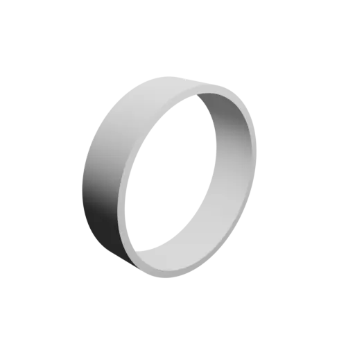 Washer / Flat Gasket STL 3D file ⌀ID: 70 mm ⌀OD: 76 mm thickness: 20 mm