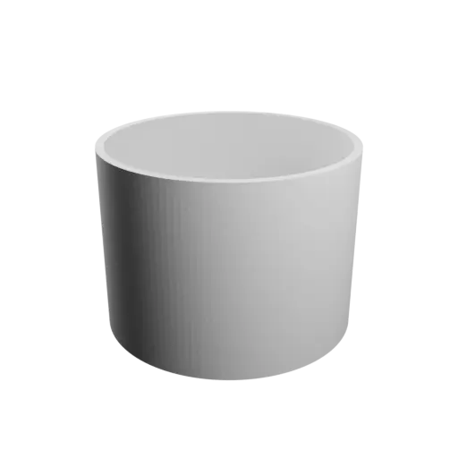 Round box with lid STL file ⌀ 64 mm - Height: 54 mm, Shell: 2 mm