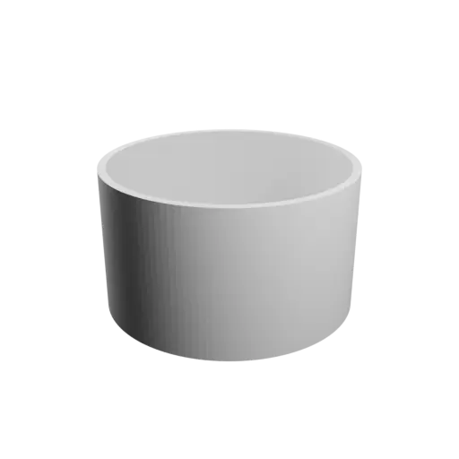 Round box with lid STL file ⌀ 65 mm - Height: 44 mm, Shell: 2 mm