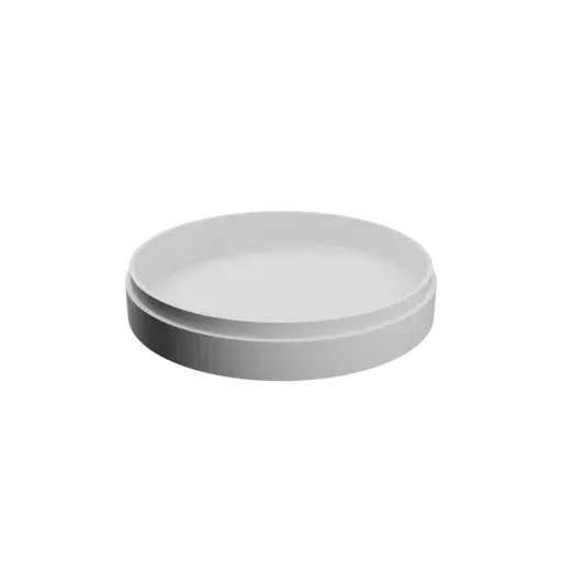 Round box with lid ⌀ 100 mm - Height: 20 mm