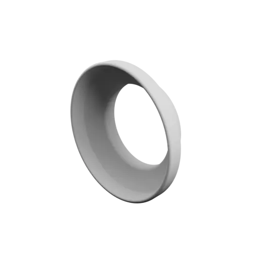 Tube adapter STL 3D file ⌀ 98–68 mm (Length: 30 mm)