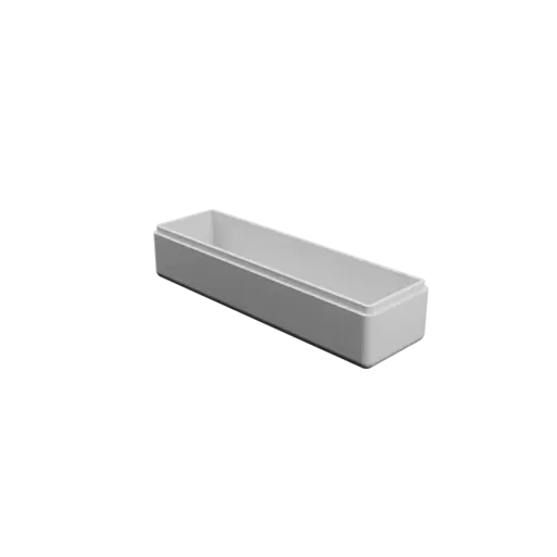 rectangular-base box with lid STL file – 170×50×40 mm, wall thickness 4 mm