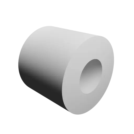 tube STL file OD 23.5 mm, ID 10.5 mm, length 20 mm