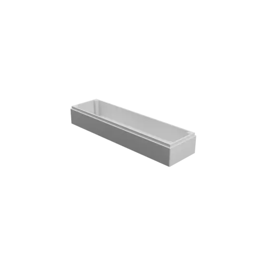 fichier 3D STL Boîtier avec couvercle vissé : 240×65×40 mm (avec aération sur le couvercle et sous le boîtier)