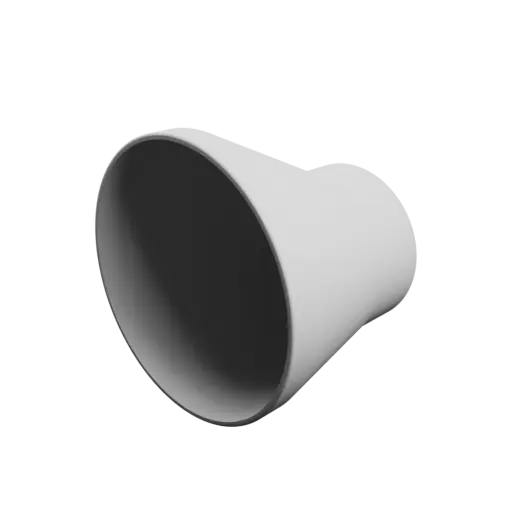 3D Model Tube adapter ⌀&nbsp;100–60&nbsp;mm (Length: 70&nbsp;mm)